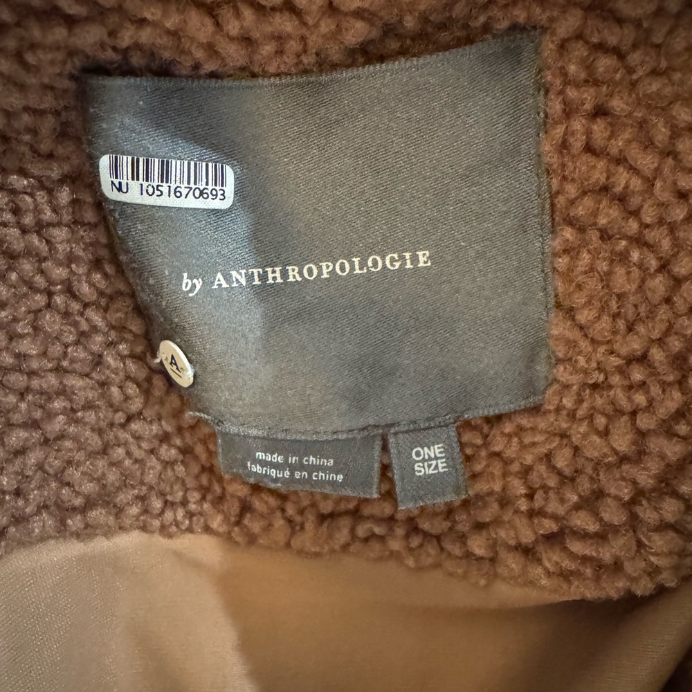 Anthropologie Oversized Fleece Jacket - One Size - Picture 3 of 3